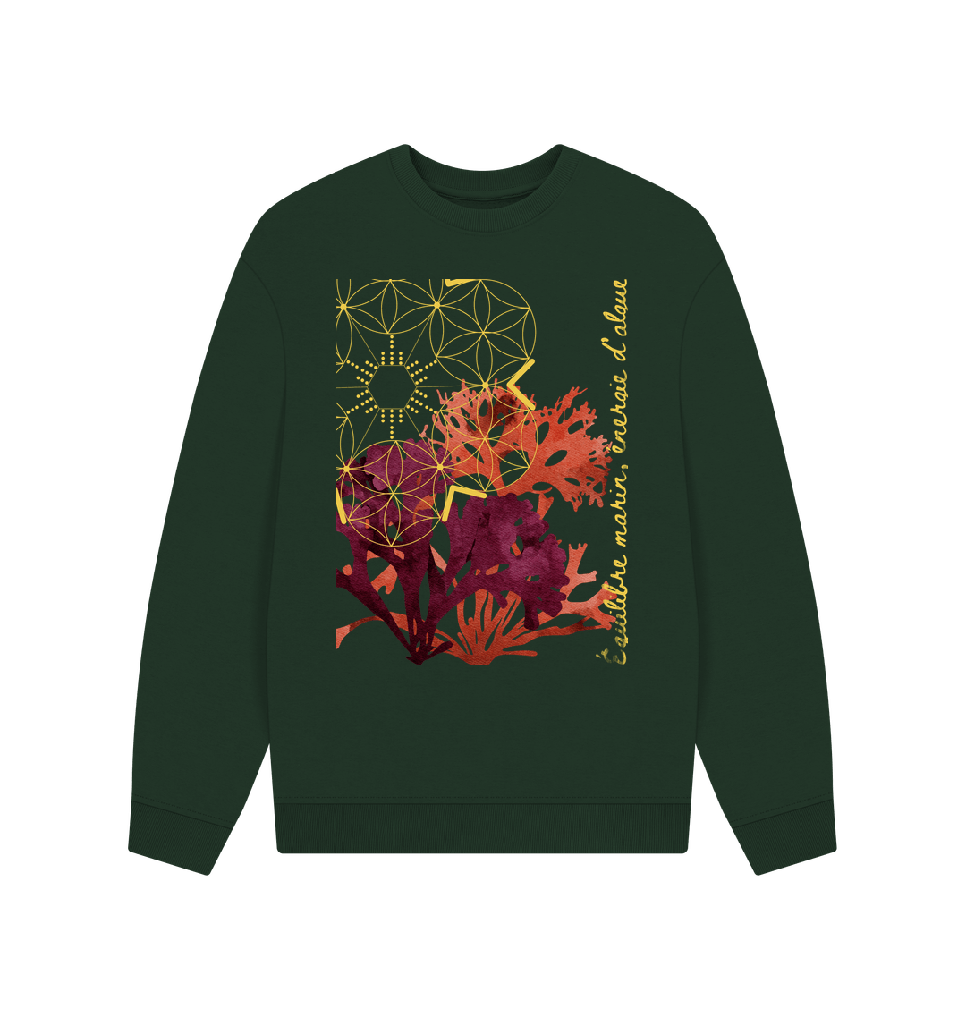 Evergreen Printed Sweater Front