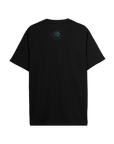Jet Black Printed T-shirt Back