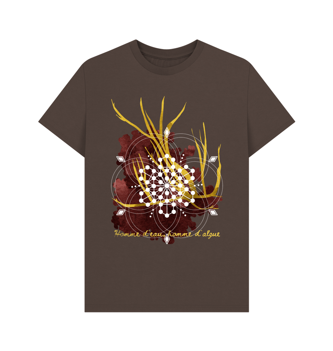 Chocolate Printed T-shirt Front