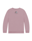 Mauve Printed Kids Jumper Back