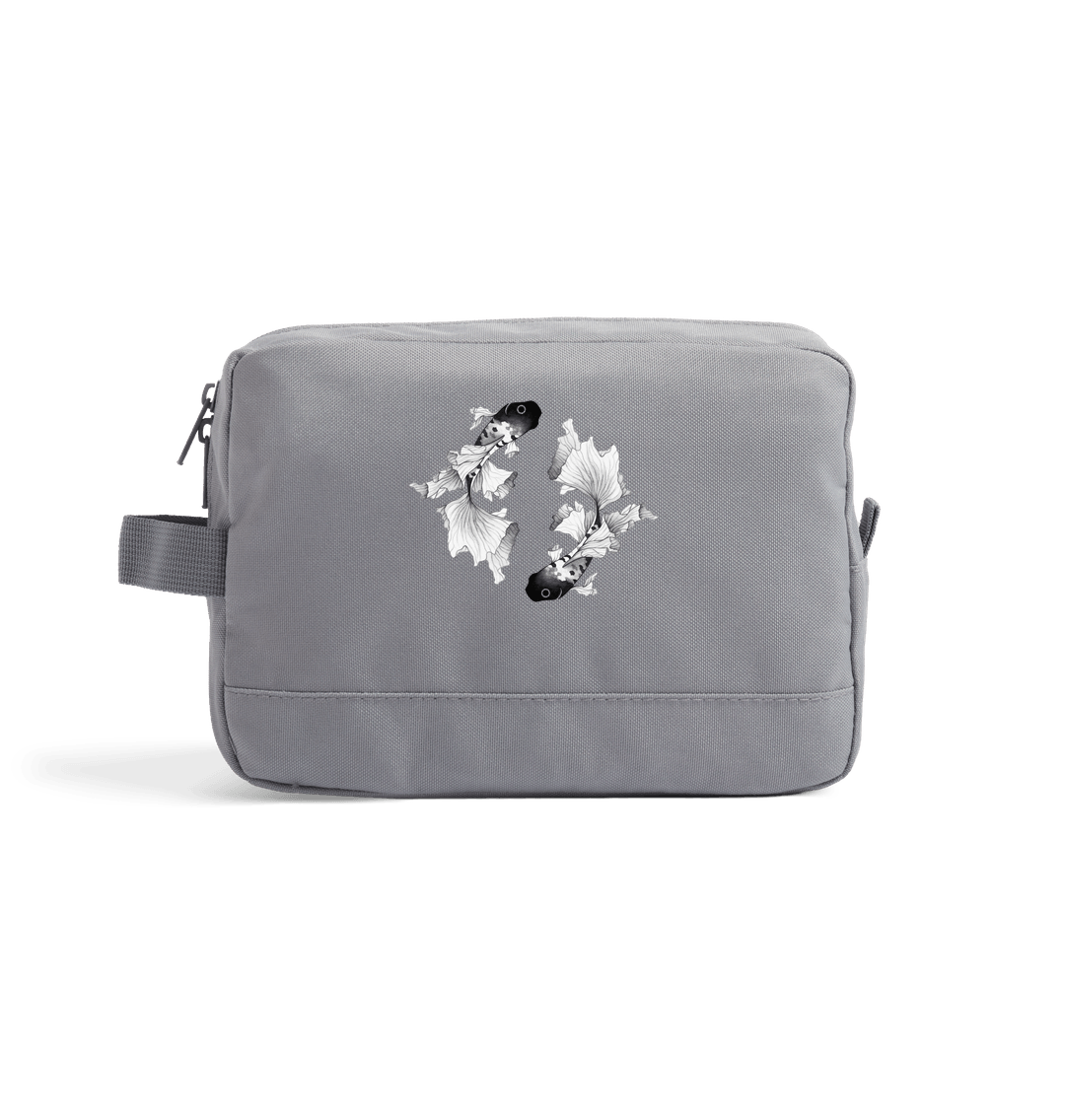 Pure Grey KOI WASH BAG