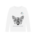 White FOREST L SLEEVE TEE