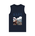 Navy Blue Printed Vest Top
