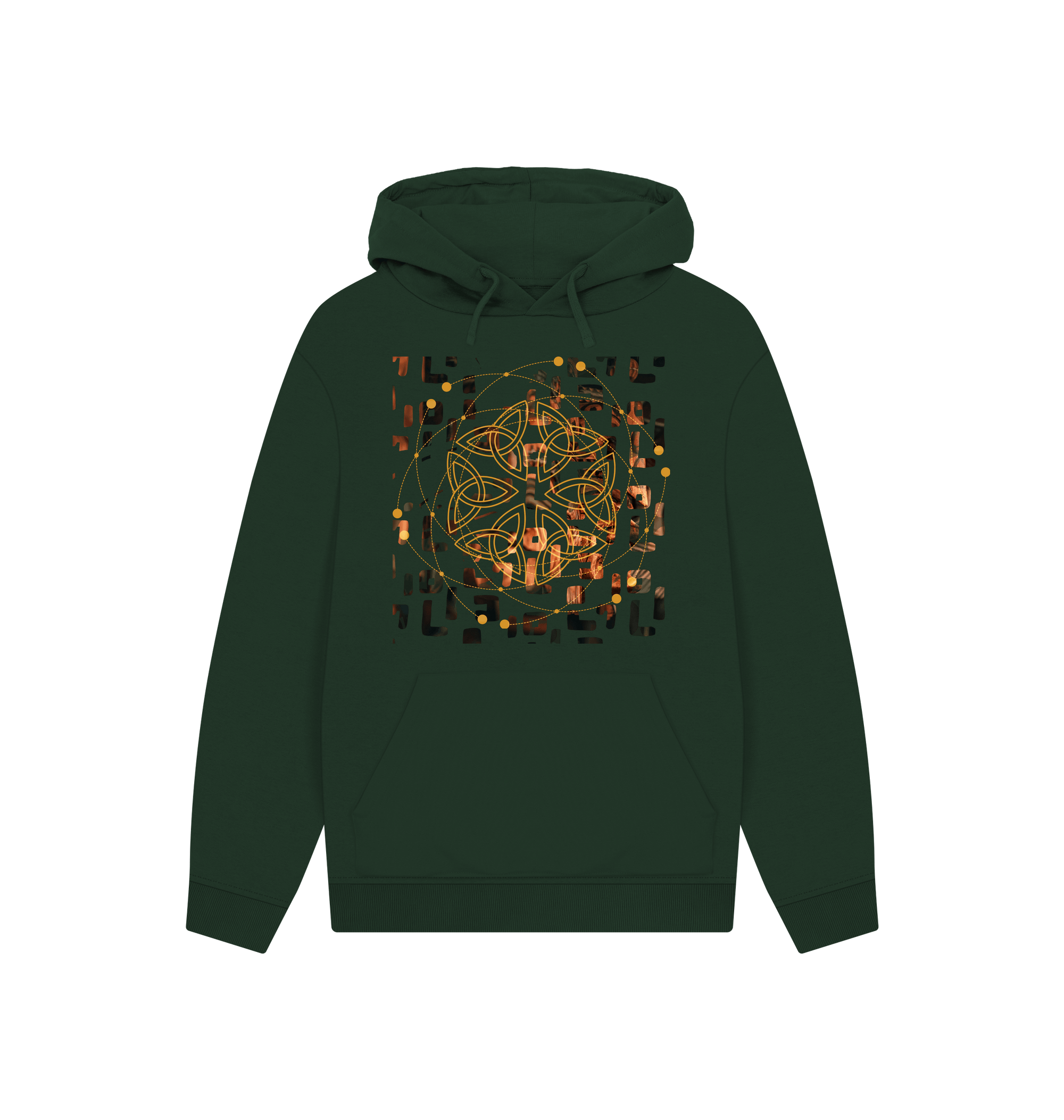 Evergreen Printed Hoody Front
