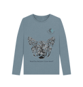 Stone Blue FOREST L SLEEVE TEE