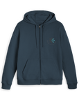 Navy Zip hoody Front