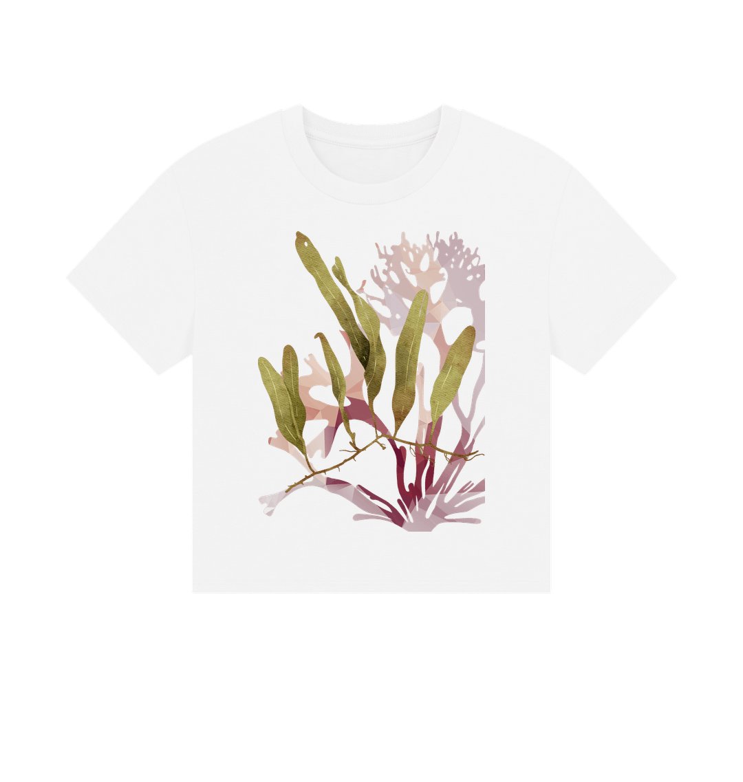 White Printed T-shirt Front