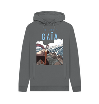 Slate Grey Printed Hoody