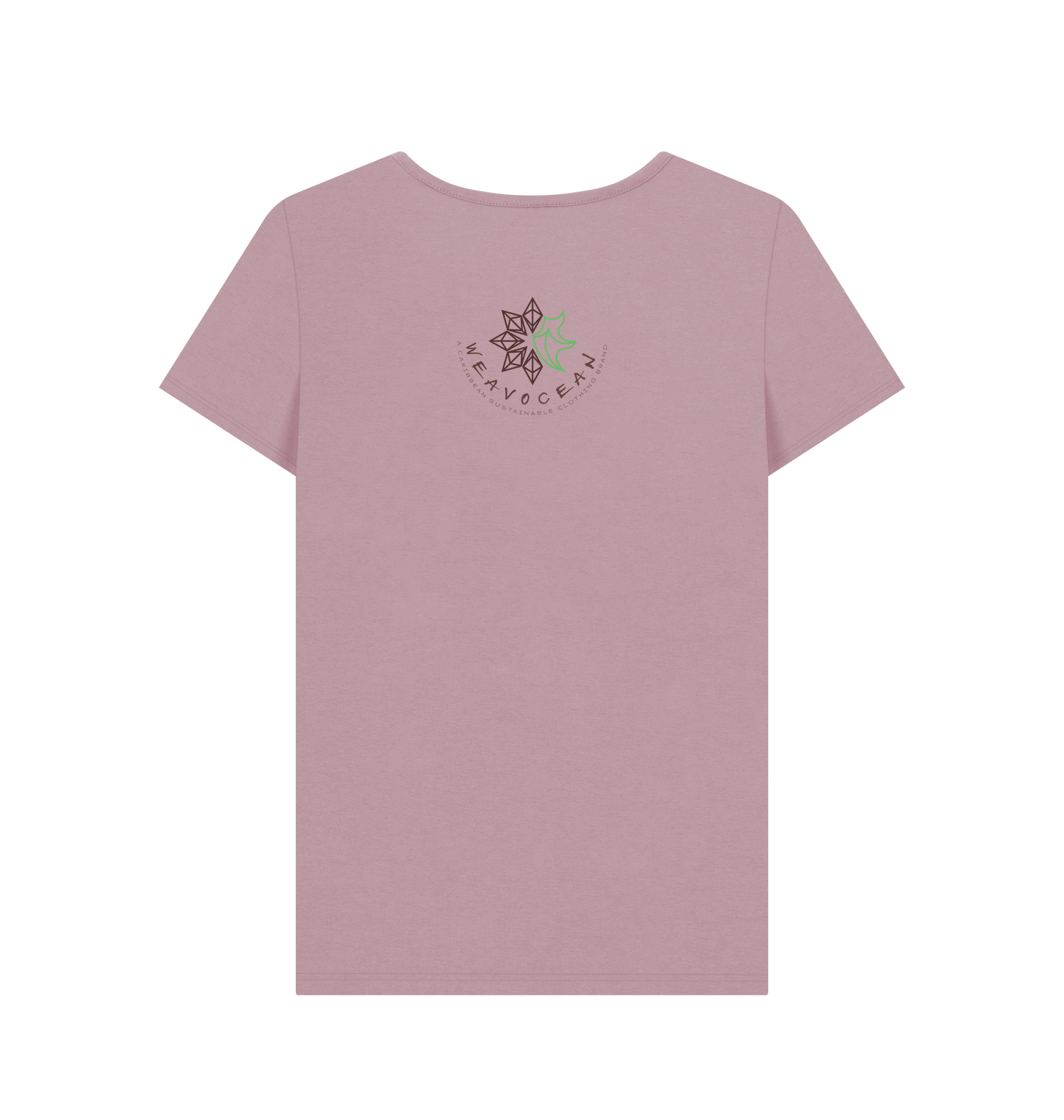Mauve Printed T-shirt Back
