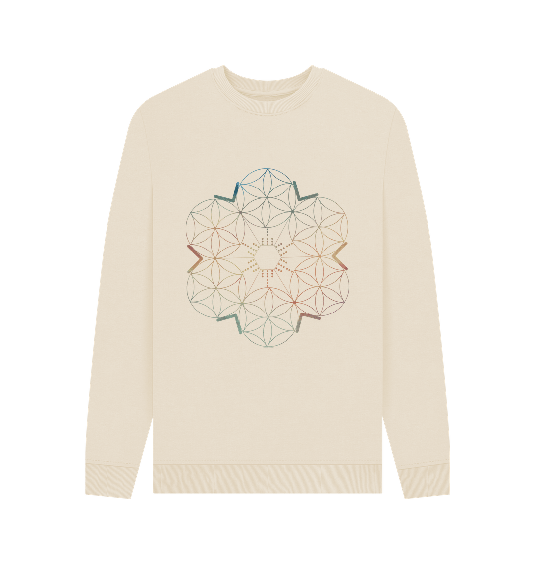 Oat Printed Sweater Front