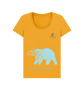 Mustard BEAR SCOOP TEE