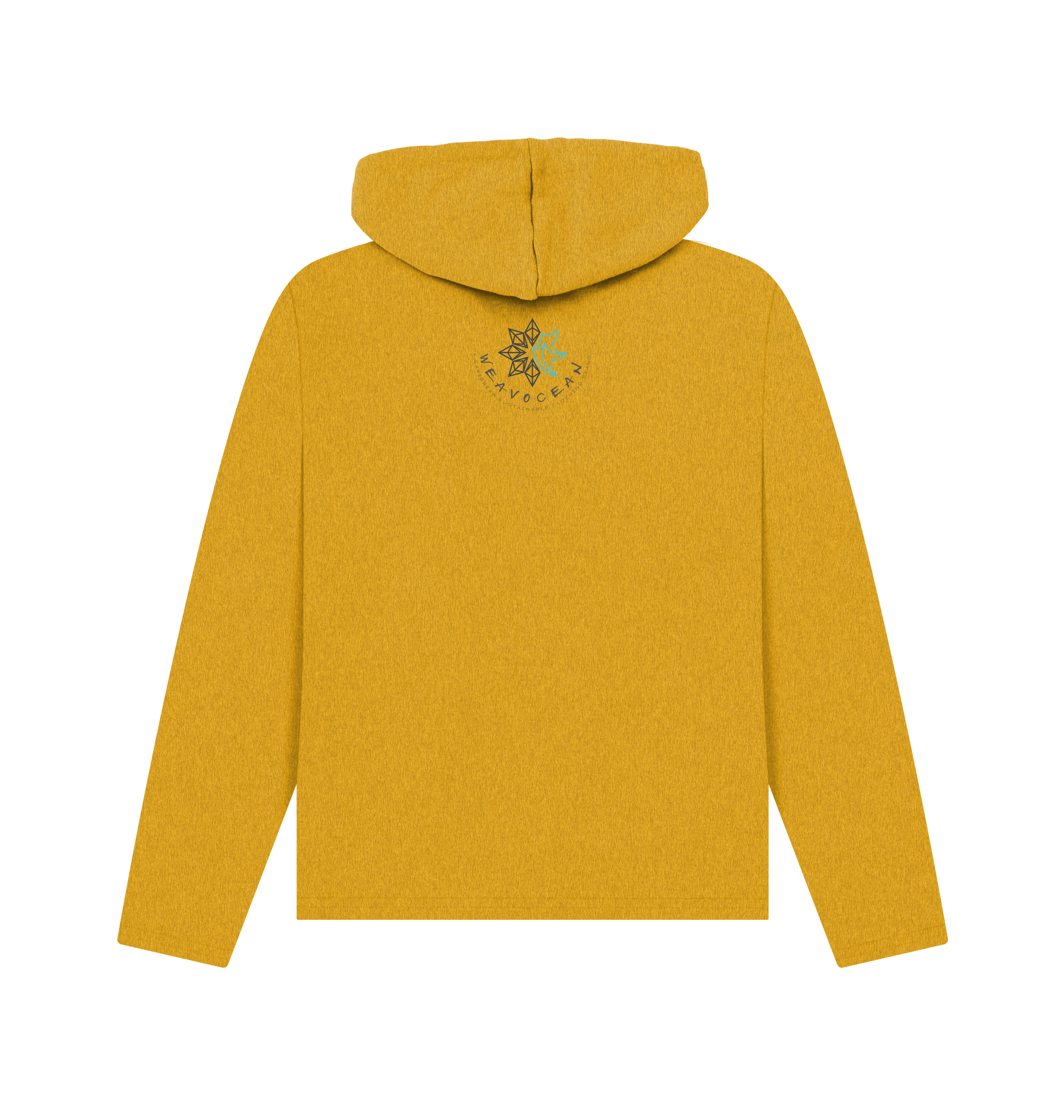 Sunflower Yellow Recycled Hoody Back
