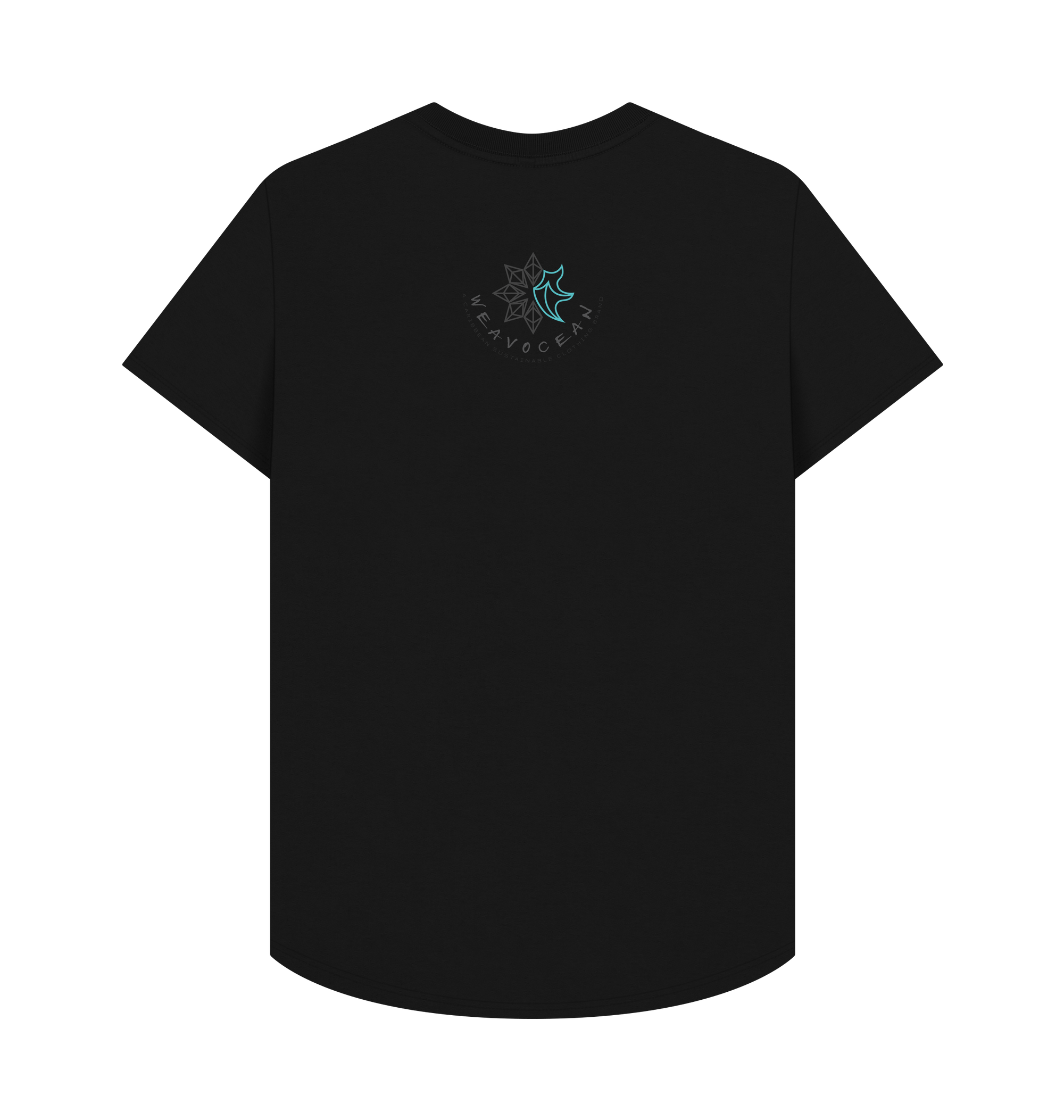 Black Printed T-shirt Back