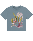 Stone Blue Printed T-shirt Front