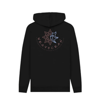 Black Printed Hoody